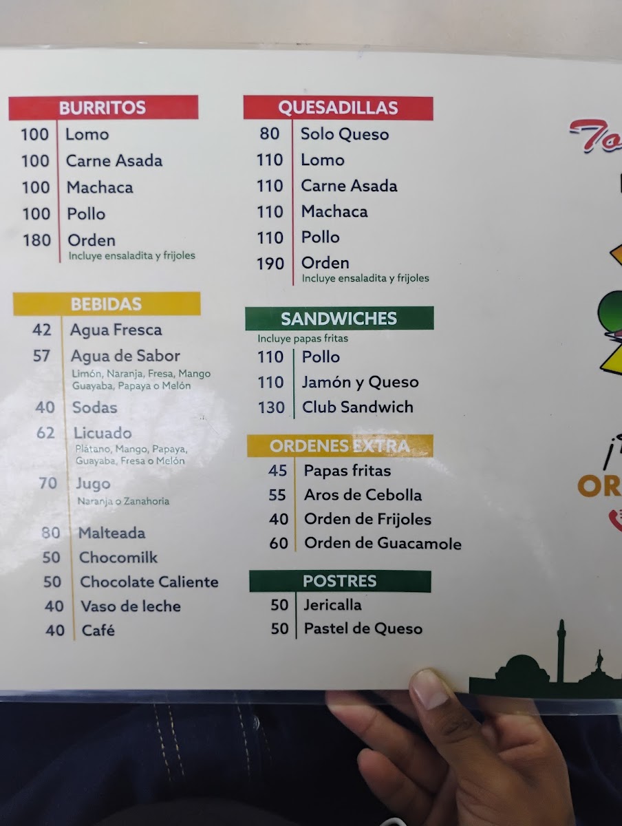 Tortas Javier Menu - Image 2