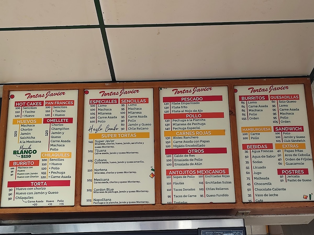Tortas Javier Menu - Image 6